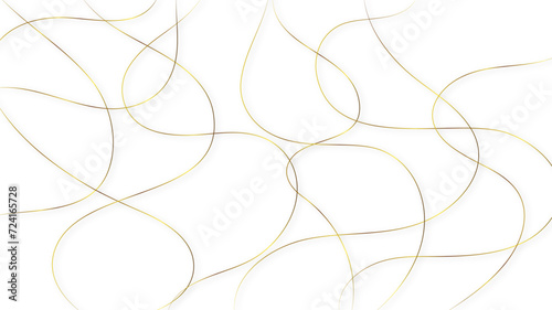 . Decorative pattern with tangled curved lines. Random chaotic lines abstract geometric pattern vector background.