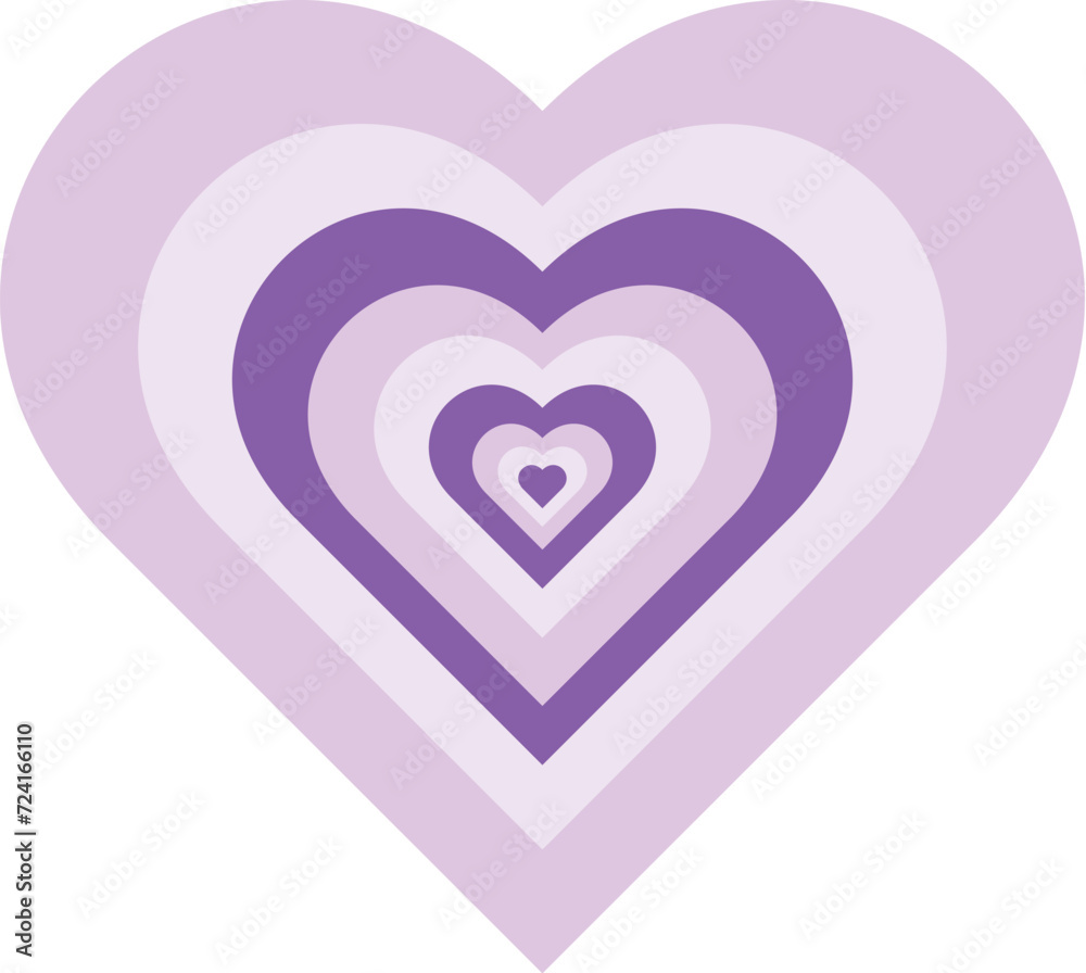 Purple Retro y2k 2000's Heart Purple Retro y2k 2000's Heart
