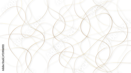 Colorful random pattern line stroke on a transparent background. Decorative pattern with tangled curved lines. Random chaotic lines abstract geometric pattern vector background.