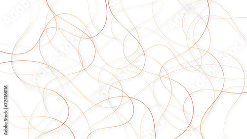 Random chaotic pattern line stroke on a transparent background. Decorative pattern with tangled curved lines.