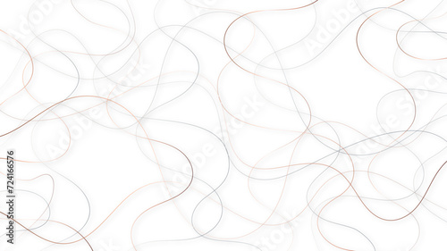 Random chaotic pattern line stroke on a transparent background. Decorative pattern with tangled curved lines.