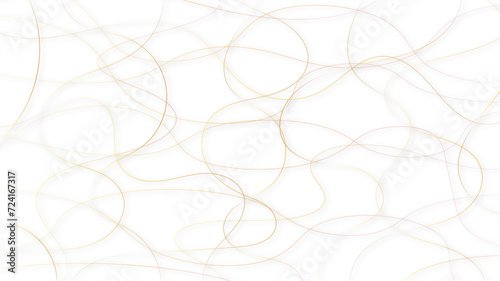 Colorful random pattern line stroke on a transparent background. Decorative pattern with tangled curved lines. Random chaotic lines abstract geometric pattern vector background.