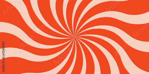 Acid wave rainbow line backgrounds in the 1970s 1960s hippie style. Carnival wallpaper pattern retro vintage 70s 60s. Groovy Christmas psychedelic poster background. Vector holiday design illustration