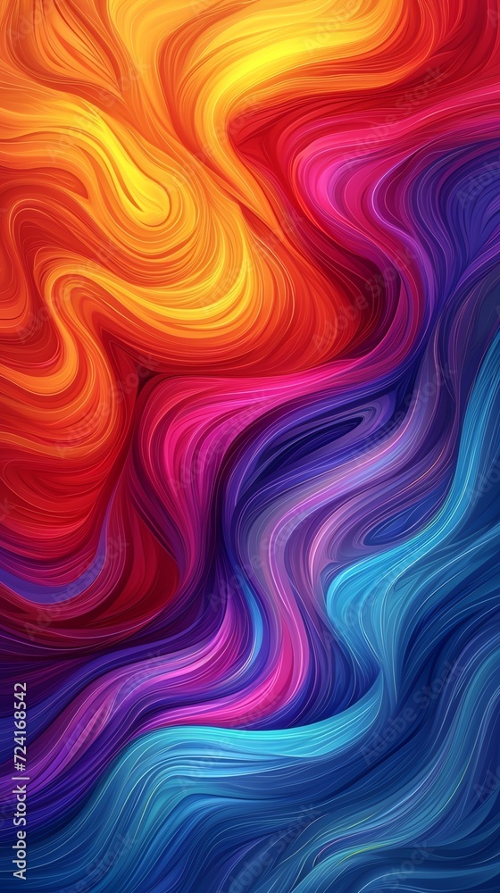 Vibrant Abstract Color Swirls Background Vibrant Abstract Color Swirls Background