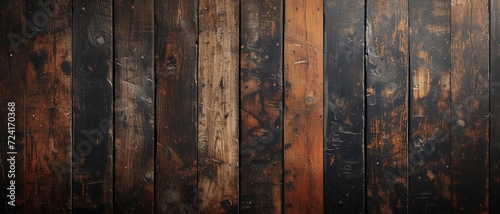 grunge, old wood panels may used as background © Ahtesham