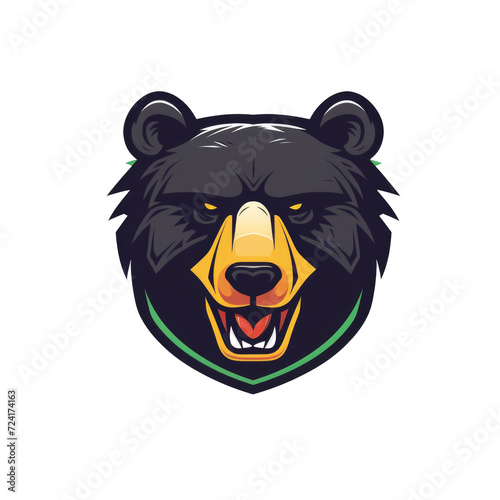 illustration of a bear Isolated