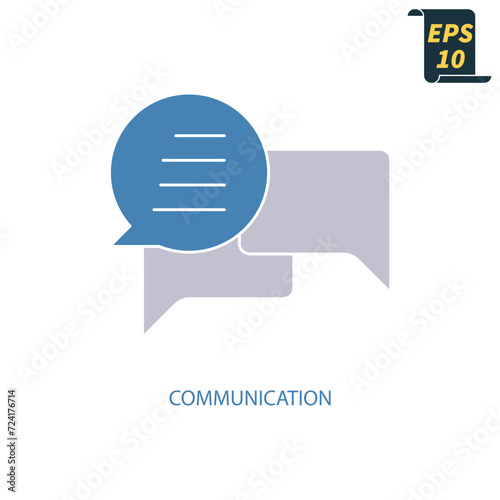 communication icons  symbol vector elements for infographic web