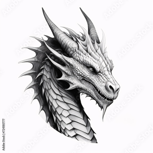 a drawing of a dragon © ion