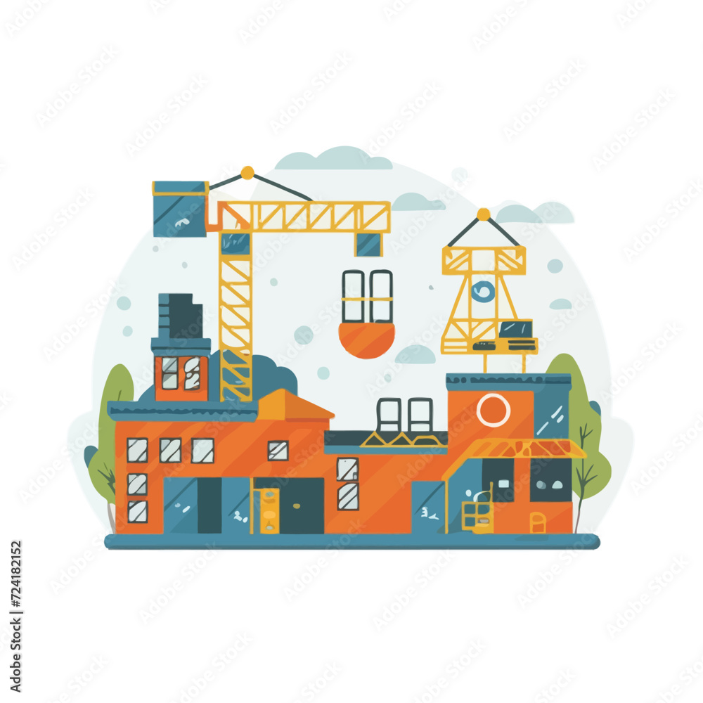 2d vector illustration icon, shape line , architecture factory industrial and town with home
2d vector illustration icon, shape line , architecture factory industrial and town with home