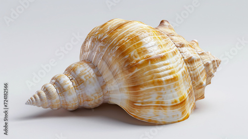a close up of a sea shell photo