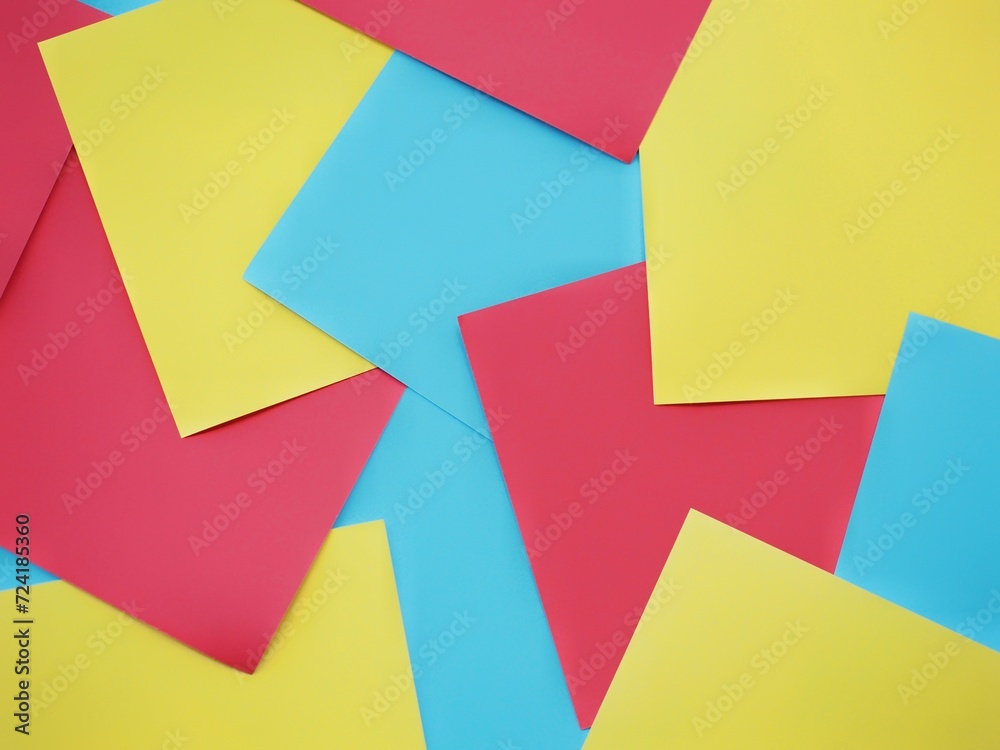 A lot of multi colored memo paper notes background 