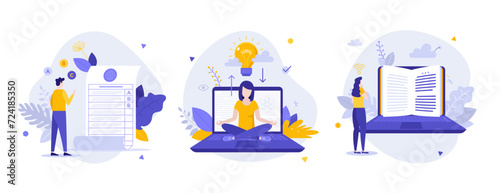Set Of Business Characters Concepts