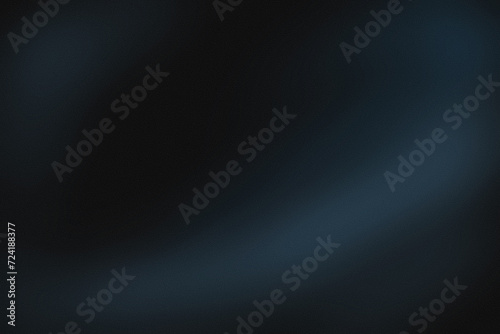 Dark blue black, spray texture color gradient shine bright light and glow rough abstract retro vibe background template, grainy noise grungy empty space wallpaper