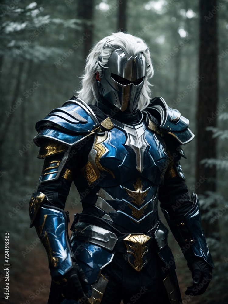 Knight in the Enchanted Forest AI generated Knight in the Enchanted Forest AI generated