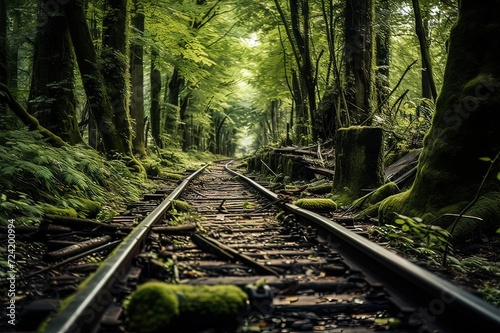 Mystic Forest Railway Leading Into the Unknown © carles