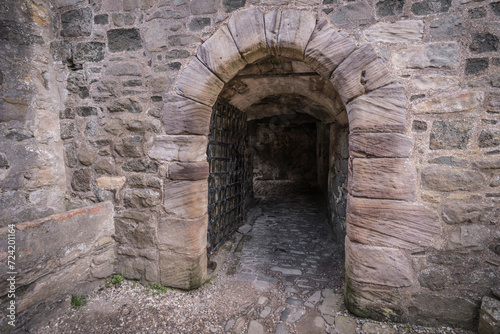 Detail of Blackness Castle near Edinburgh.