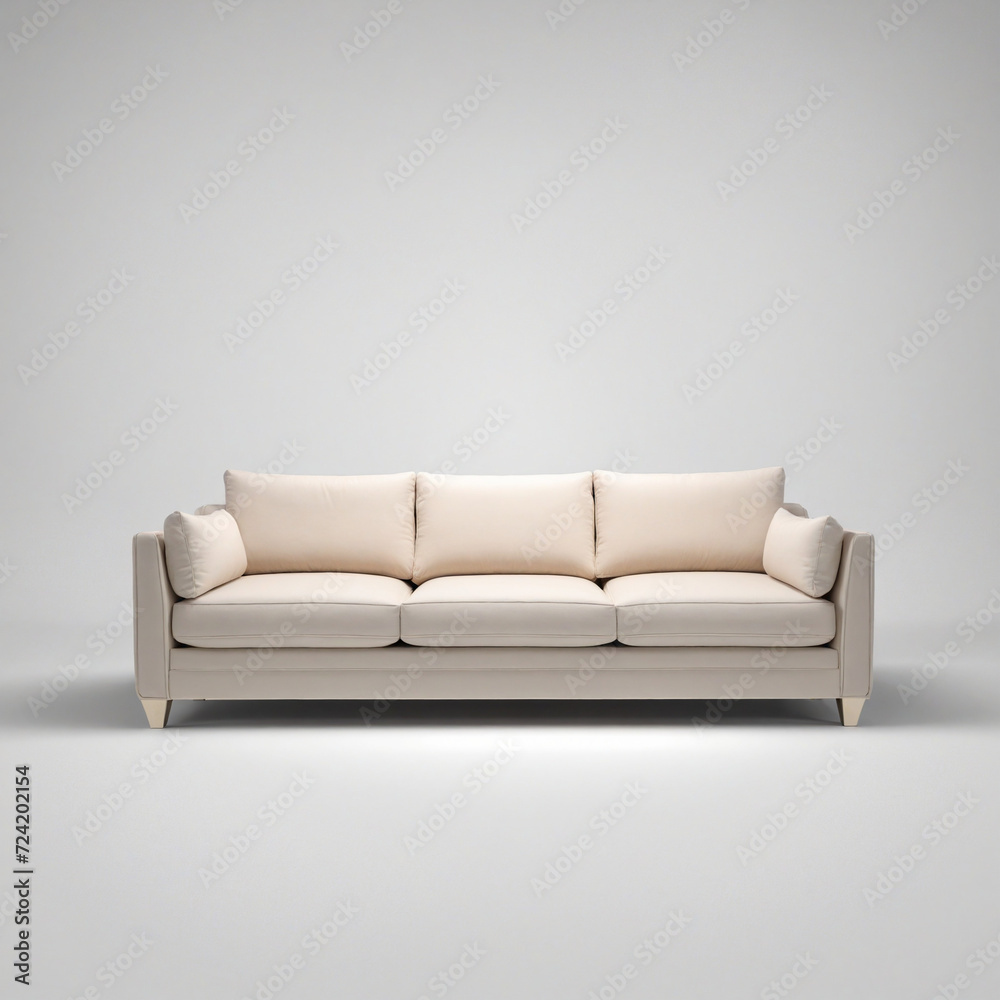 Fototapeta premium sofa isolated on white background . different angles view