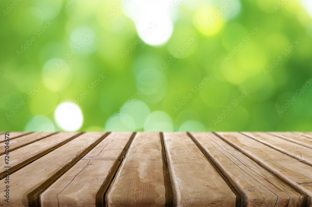Table or Surface on Field Background Table or Surface on Field Background