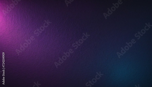 Obraz na płótnie black purple blue , empty space grainy noise grungy texture color gradient rough abstract background , shine bright light and glow template w salonie