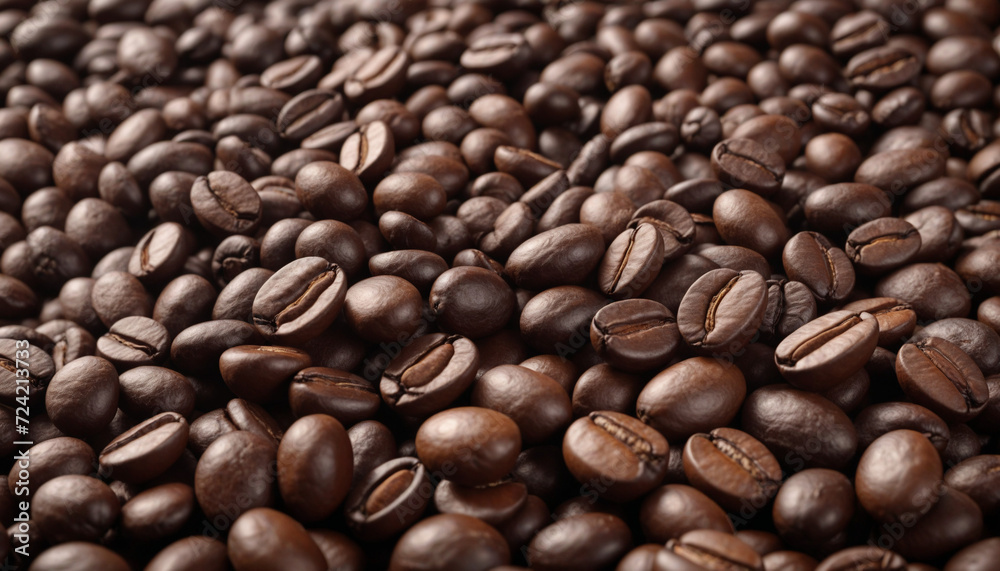 mockup of coffee beans on isolated white background with copy space mockup of coffee beans on isolated white background with copy space