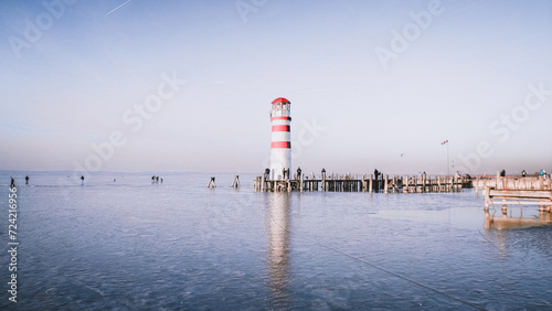 Winter view of Lake Neusiedler