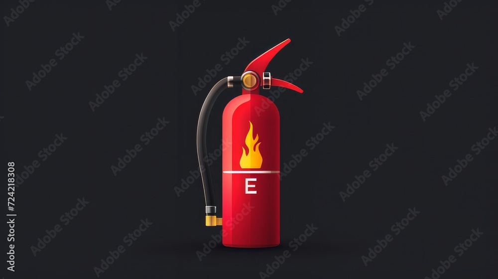 Vector fire extinguisher Icon Vector fire extinguisher Icon