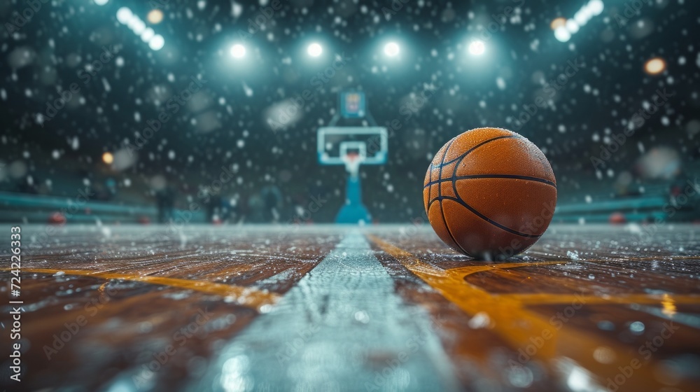 Beautiful background for basketball game advertising Beautiful background for basketball game advertising