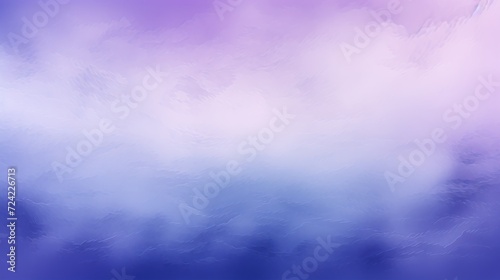 Calm and smooth abstract cloudscape in a digital art style, featuring a gradient of purple to sky blue. Concept of serene background, tranquil sky.