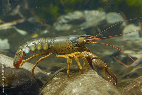 An american crayfish. i found it in a german lake