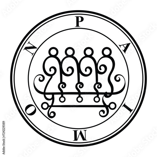 seal of solomon Sigil paimon