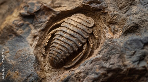 ancient fossil of a prehistoric animal discovered in an excavation in Africa