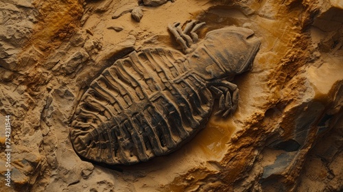 ancient fossil of a prehistoric animal discovered in an excavation in Africa and Europe well preserved in high resolution