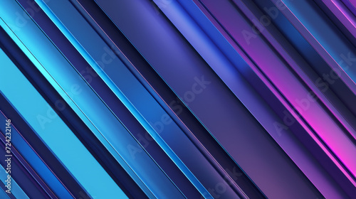 Modern background featuring diagonal blue and purple lines or stripes with a 3D effect and a metallic sheen.