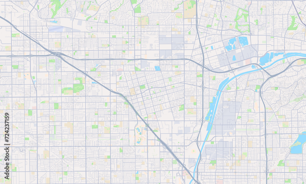 Anaheim California Map, Detailed Map of Anaheim California