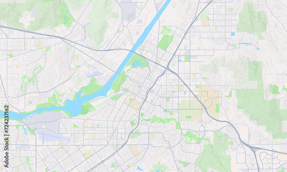Riverside California Map, Detailed Map of Riverside California