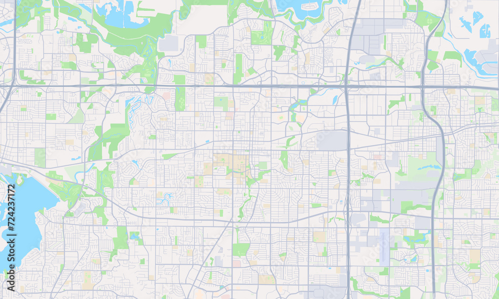 Arlington Texas Map, Detailed Map of Arlington Texas
