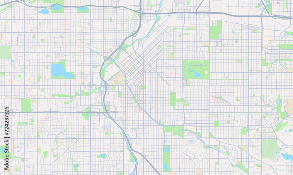 Denver Colorado Map, Detailed Map of Denver Colorado