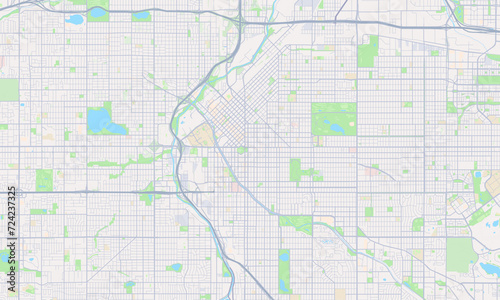 Denver Colorado Map  Detailed Map of Denver Colorado