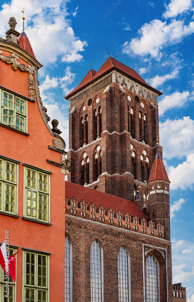 Obraz premium Basilica of the Holy Virgin Mary in Gdansk 