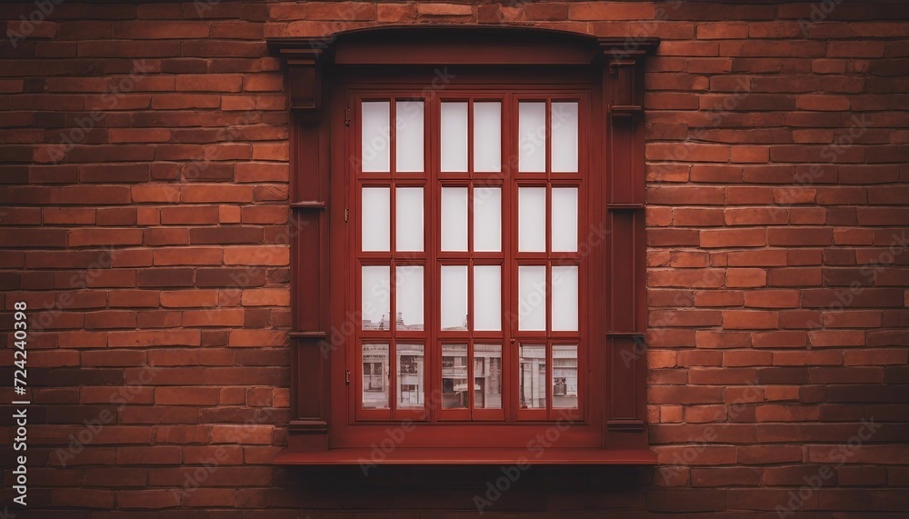 window in the brick wall window in the brick wall