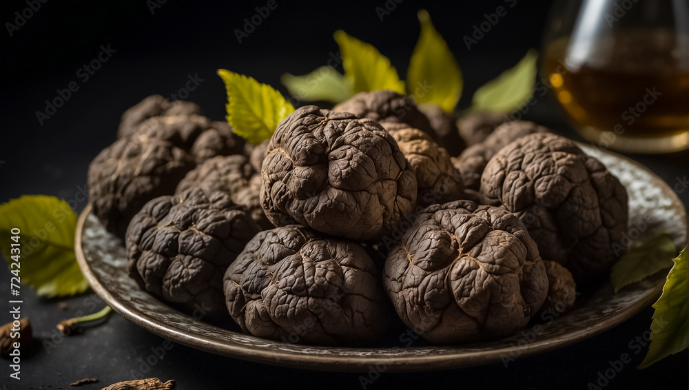 Obraz premium Truffles on a plate