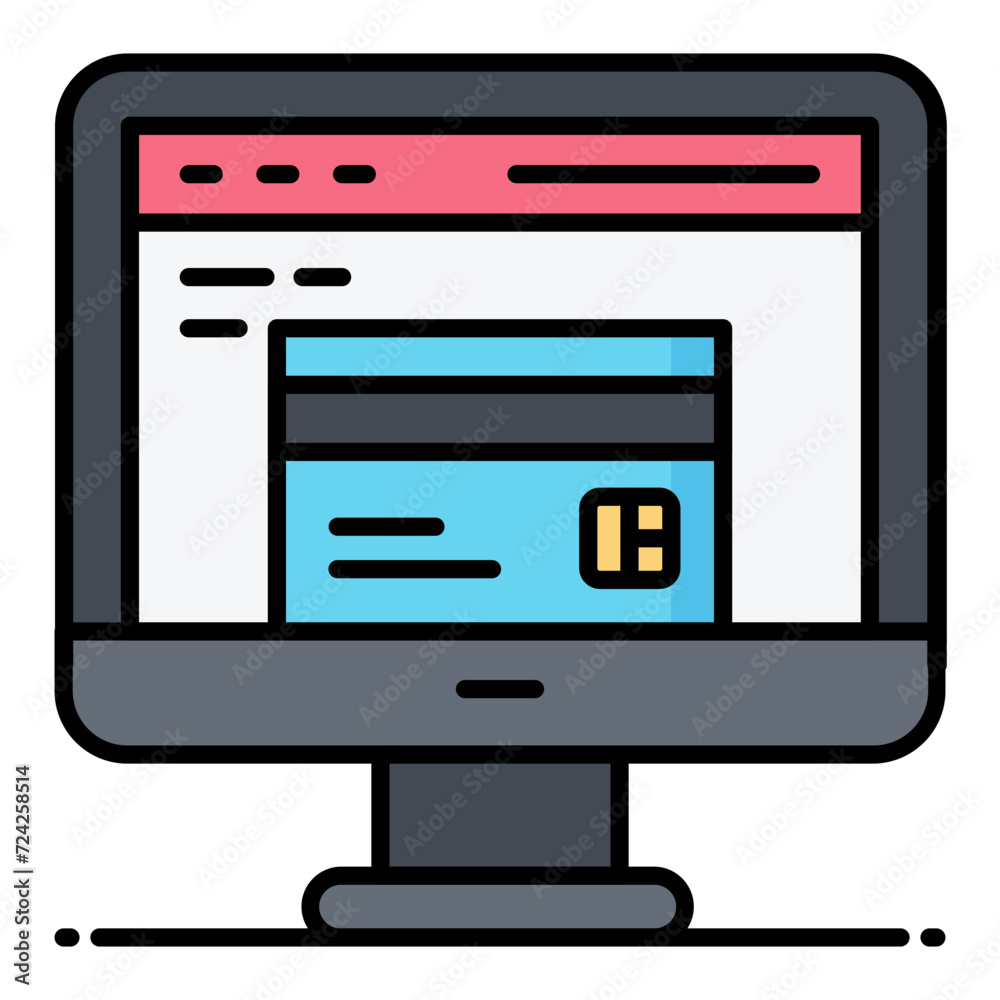 Online Payment Icon Online Payment Icon