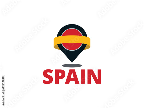 Spanish Location Pin and Flag Spanish Culture and Language