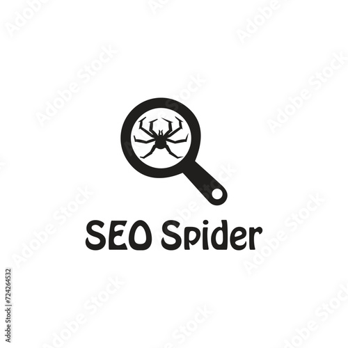 Seo Spider Logo Animals Simple