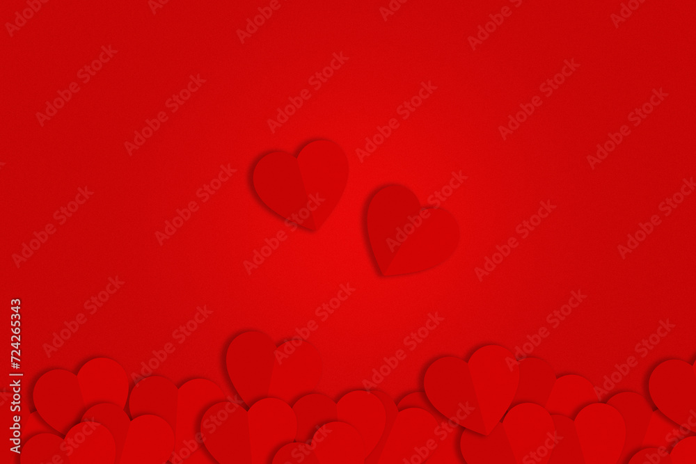 red heart on a red background red heart on a red background