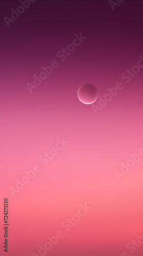 abstract background with moon.Minimal creative nature concept.Trendy social mockup or wallpaper with copy space.Top view flat lay.Generative AI