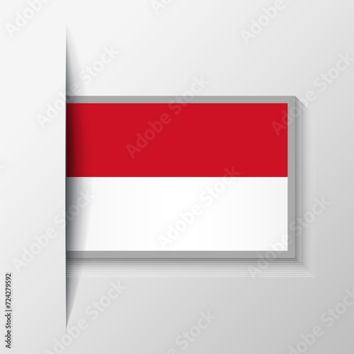 Free Download Vector Rectangular Indonesia Flag Background - GFXLoad