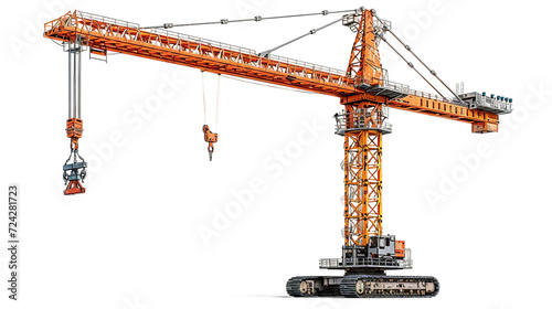 crane cut-out, clipped image