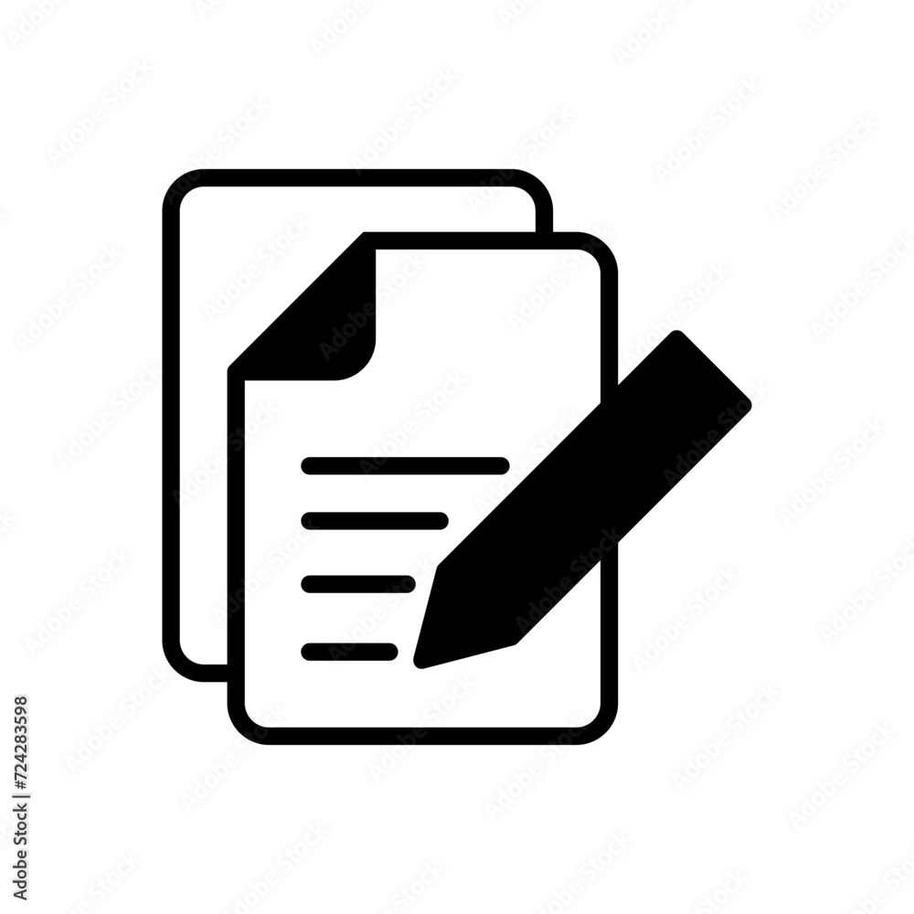 Note icon vector. notepad icon vector Note icon vector. notepad icon vector