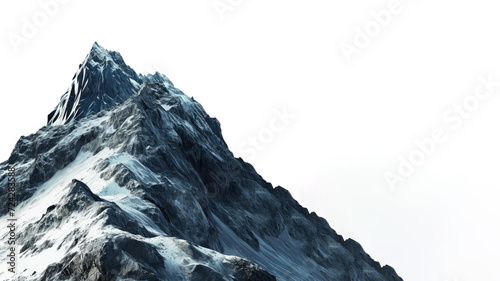 Mountain isolated on white